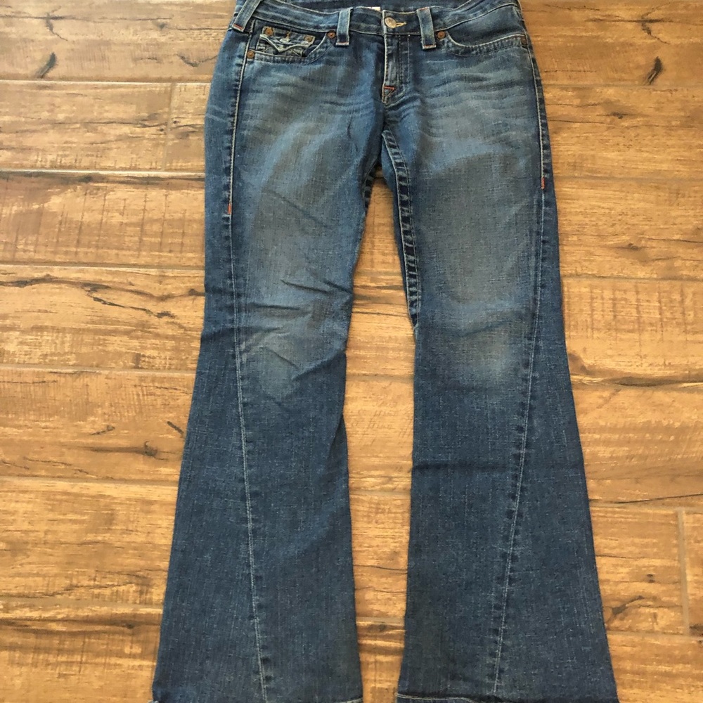 True Religion and 7 For All Mankind jeans